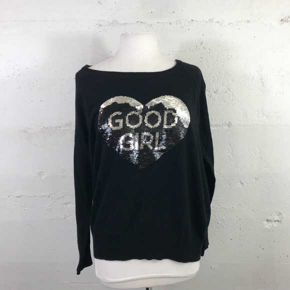 SOLD!! NWOT Torrid Blak Good Girl/Bad Girl Sequin - Picture 2 of 7